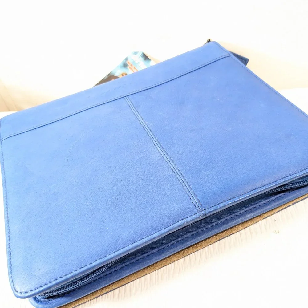 NEW Gun Tote'n Mamas Ipad Tablet Concealed Carry Case Leather Adjustable blue